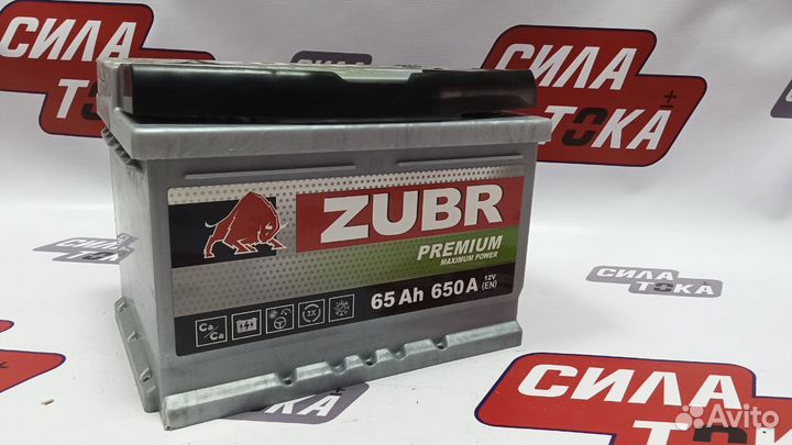 Акб zubr на ниссан тиида 65ач(сам)
