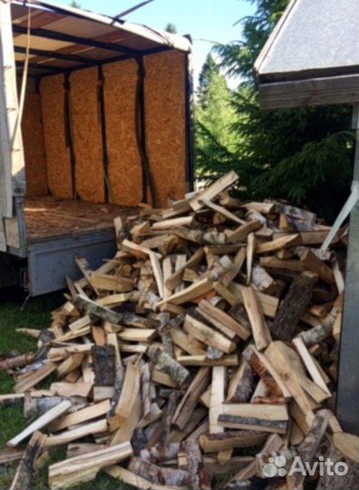 Дрова березовые колотые