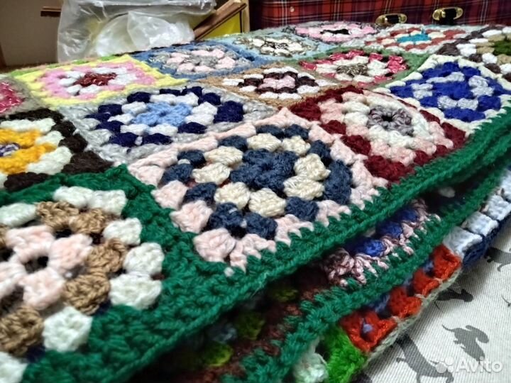 Плед, вязанный, ручная работа, из Германии