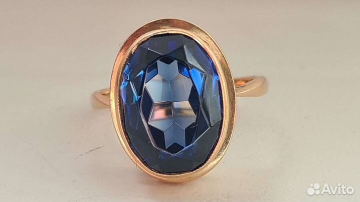 Золотое кольцо 583 пр. СССР. Камень александрит