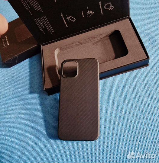 Чехол iPhone 12 Mini Сarbon. Annet Mancini