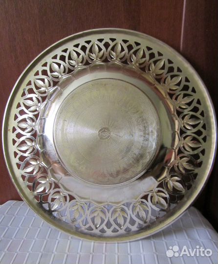 Тарелка для фруктов, хлеба. (алюминиевая)