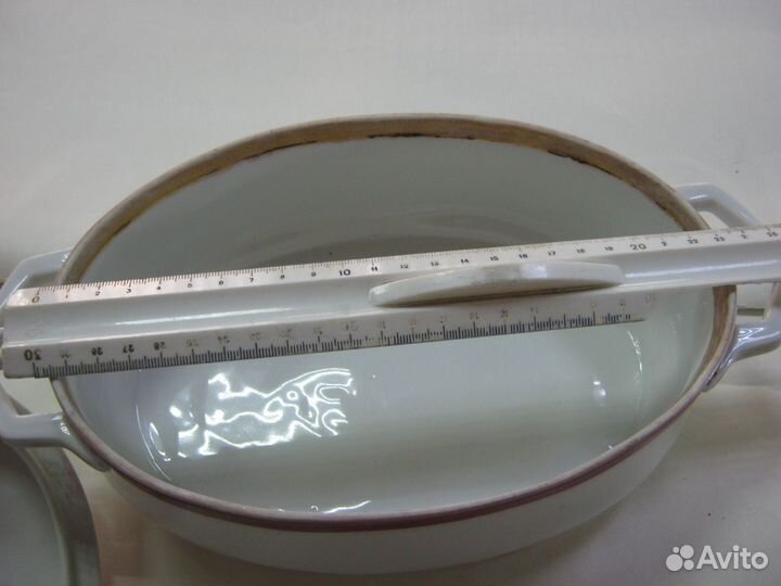 Супница старинная Кузнецов фарфор