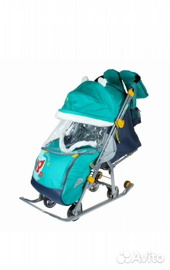 Детские санки коляска ника