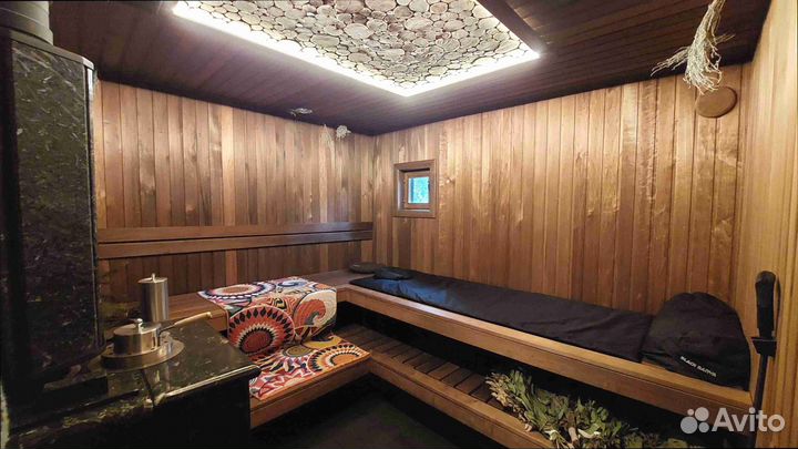 Готовая баня с террасой со сборкой