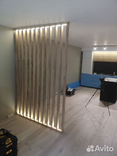 Перегородка для зонирования комнаты