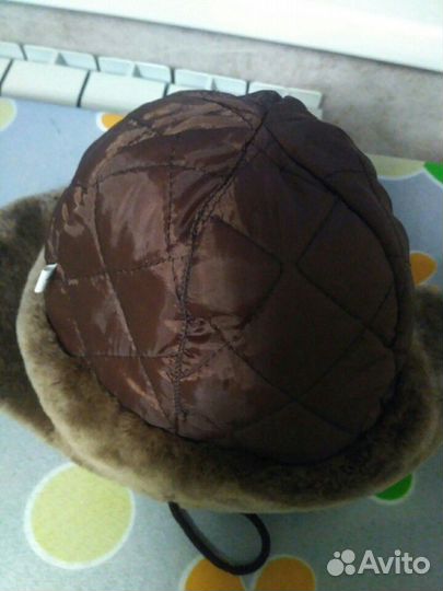 Меховая шапка на мальчика р.50-53, новая