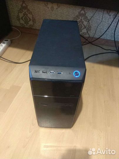 Пк, компьютер готов для работы дома, удаленки