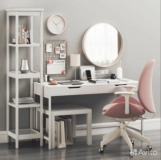 Письменный стол Алекс 132х58 Икеа