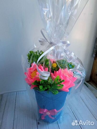 Букет из мыла