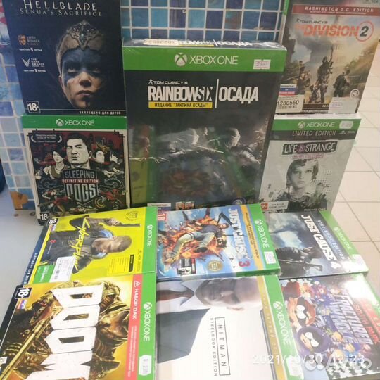 Игры на дисках Xbox one