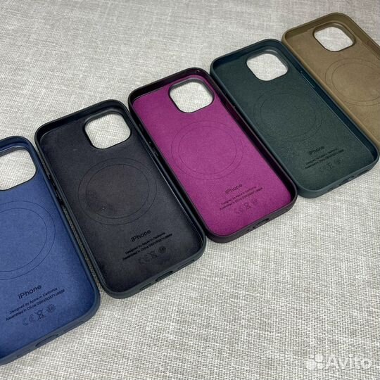 Чехол FineWoven для iPhone 15/15Pro/15ProMax