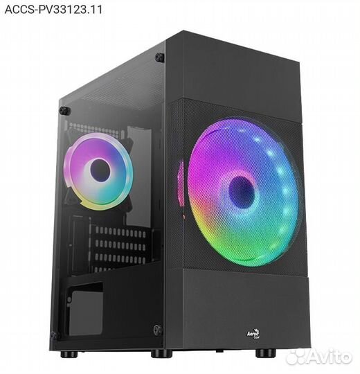 Корпус Aerocool Atomic Lite Minitower Без бп чёрны