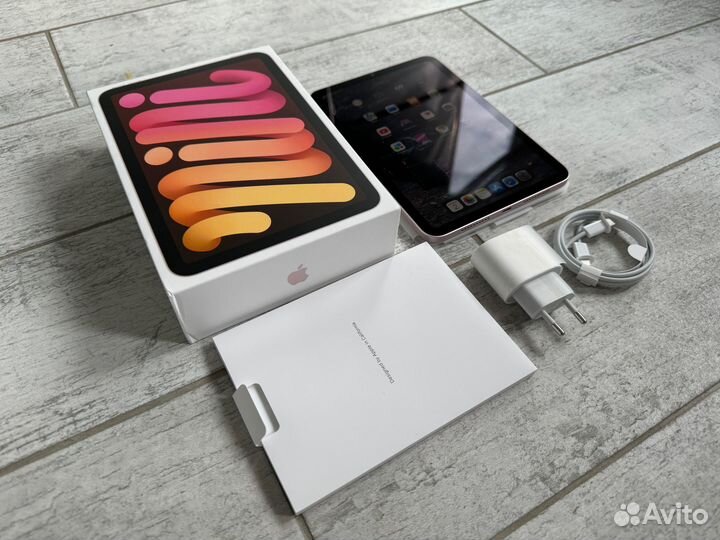 Apple iPad mini 6 Wi-Fi 64 гб + чехол на гарантии
