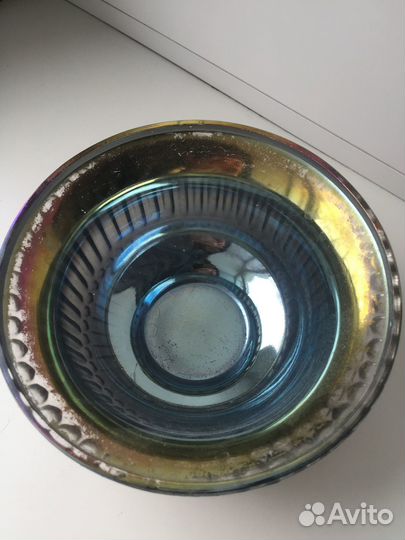 Коллекционирование посуда с цветным напылением