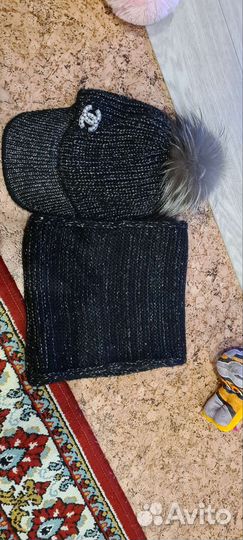 Комплект шапка и снуд