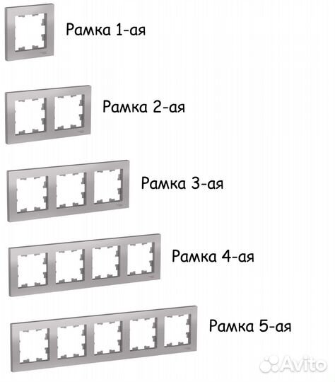 Розетки и выключатели Schneider Atlas (алюминий)