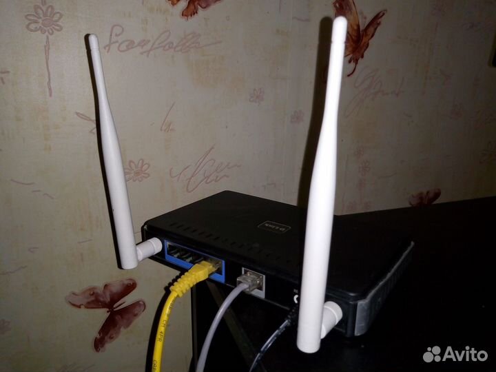 Wifi роутер D-Link dir-615, антенны 5 dBi, 100mb/s