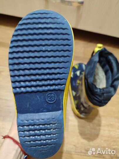 Детские резиновые сапоги