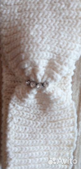 Повязка на голову вязаная