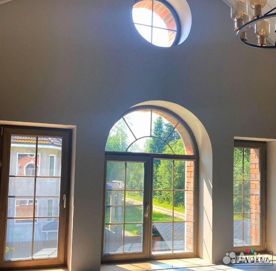 Окна пластикивые круглые арочные