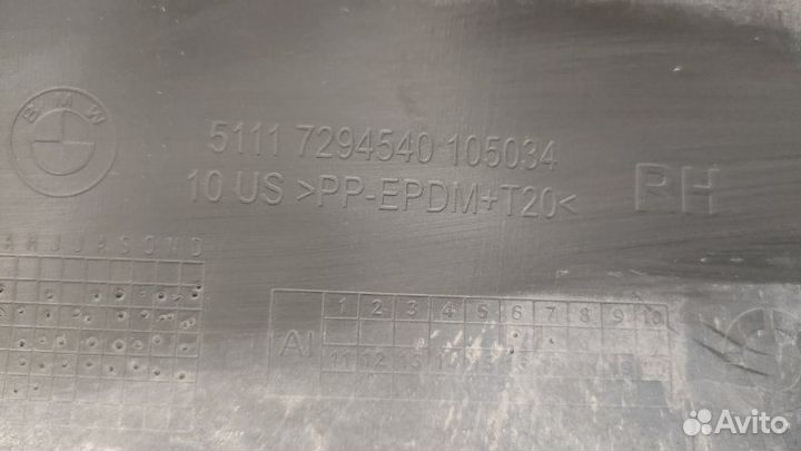 Воздуховод передний правый Bmw X5 50Ix F15 N63N