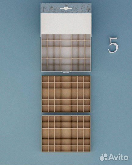 Коробка для хранения елочных игрушек №3 для шаров