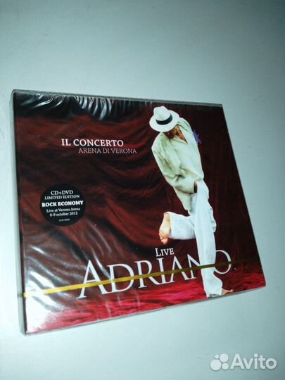 CDдиск + DVDдиск. Adriano Celentano