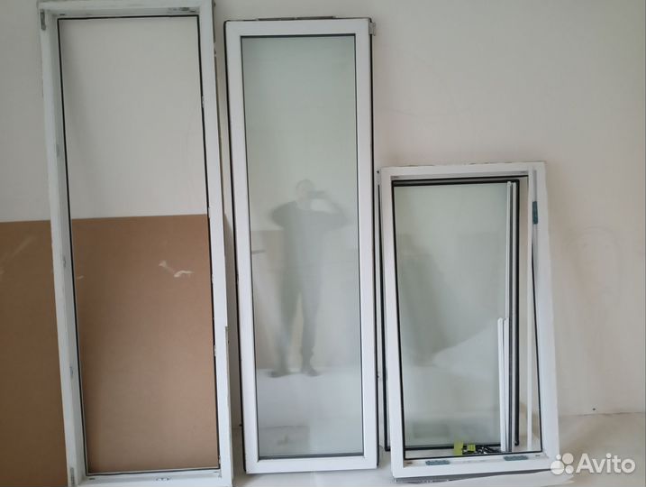 Балконный блок с дверью бу