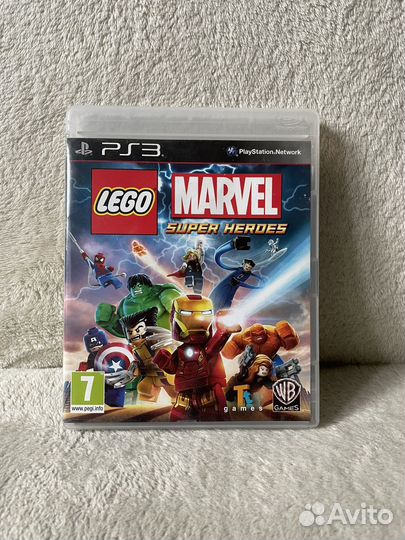 Lego marvel super heroes (PS3) игра диск