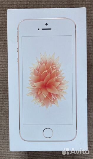 Коробка от телефона iPhone SE Rose Gold 32 гб