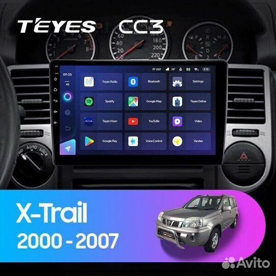 Магнитола Teyes CC3L 4/32 Nissan X-Trail T30