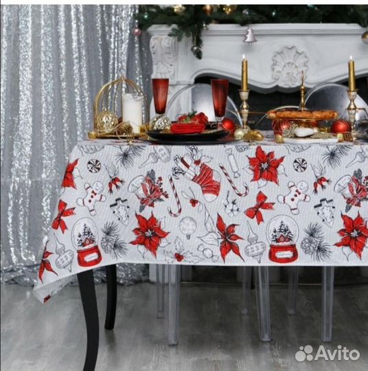 Скатерть новогодняя