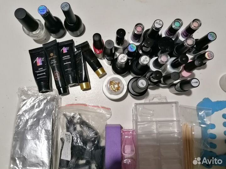 Набор для маникюра с лампой