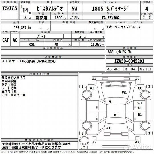 Реле Toyota Vista Ardeo ZZV50G 1ZZ-FE 2002