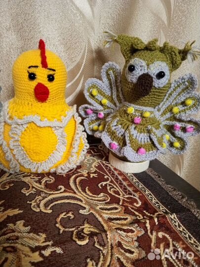 Вязанные игрушки ручной работы