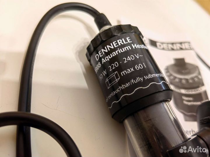 Нагреватель dennerle 50w для аквариума