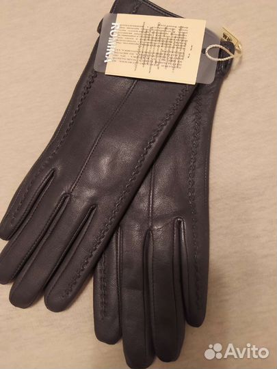Перчатки кожаные женские