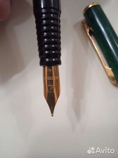 Перьевая ручка waterman золотое перо 23к