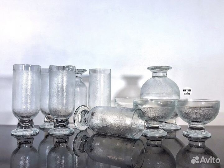 Бокалы креманки авторские Финляндия 70-е гг