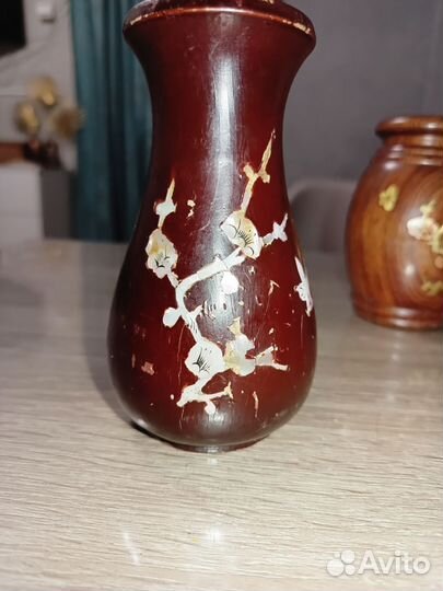 Вазочки из дерева периода СССР