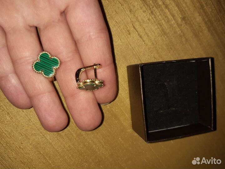 Серьги Van cleef