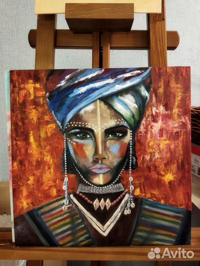 Картина портрет принц Персии Абый масло