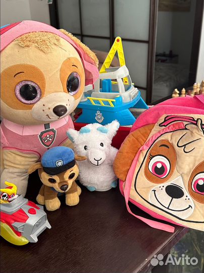 Игрушки щенячий патруль скай гонщик