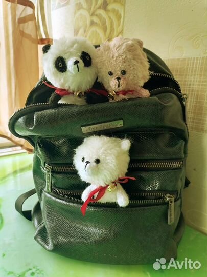 Три медведя-брелок