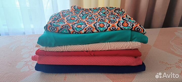 6 отрезов ткани(трикотаж)