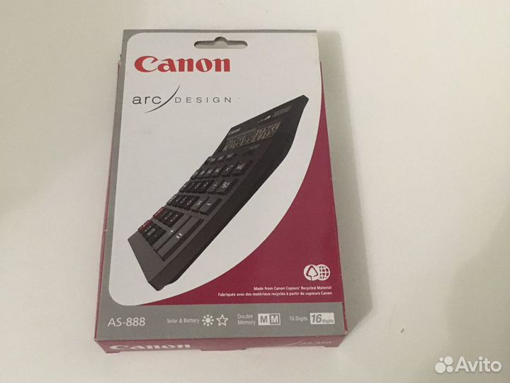 Калькулятор Canon 16 делений