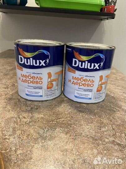 Краска Dulux мебель и дерево новая (цвет tvt s355)