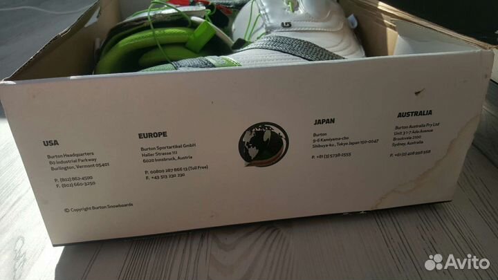 Сноубордические ботинки женские Burton (р. 37-38)