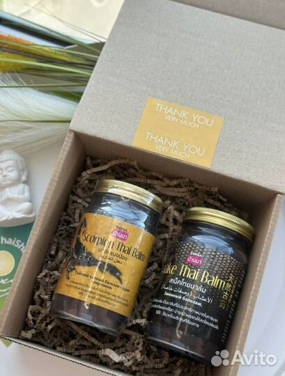 Травяной Чёрный Тайский бальзам Banna